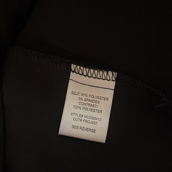 🚨New Trinhnology ILLUSION SLEEVE BLACK DRESS - Picture 6 of 6